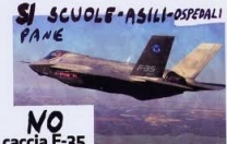 25 febbraio in piazza contro gli F35