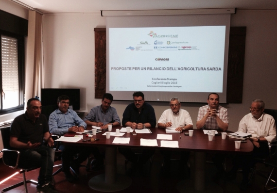 Conferenza stampa Agrinsieme Sardegna Conferenza stampa Agrinsieme Sardegna