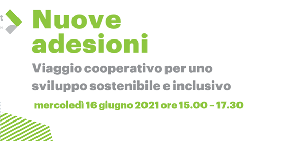 Nuove adesioni. Un viaggio cooperativo per lo sviluppo sostenibile e inclusivo – 16 giugno