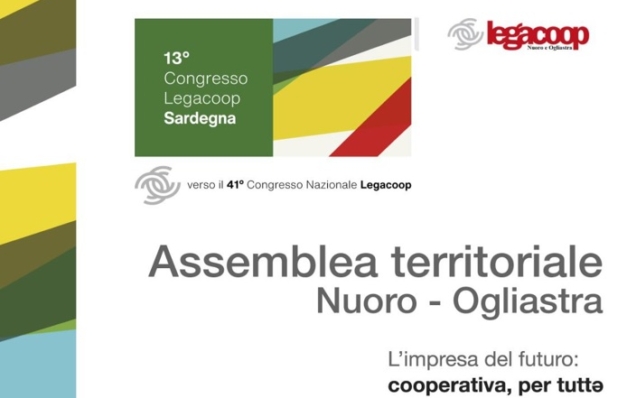 Si terrà martedì 31 gennaio 2023 alle ore 15 l’Assemblea territoriale di Legacoop Nuoro-Ogliastra